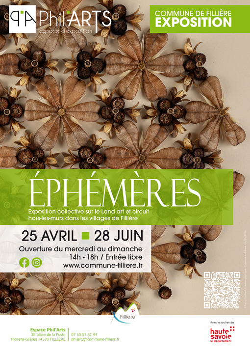 Exposition Ephémères à l'Espace Phil'Arts